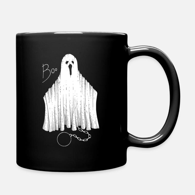 Fantôme sur chaîne - Mug uni - noir