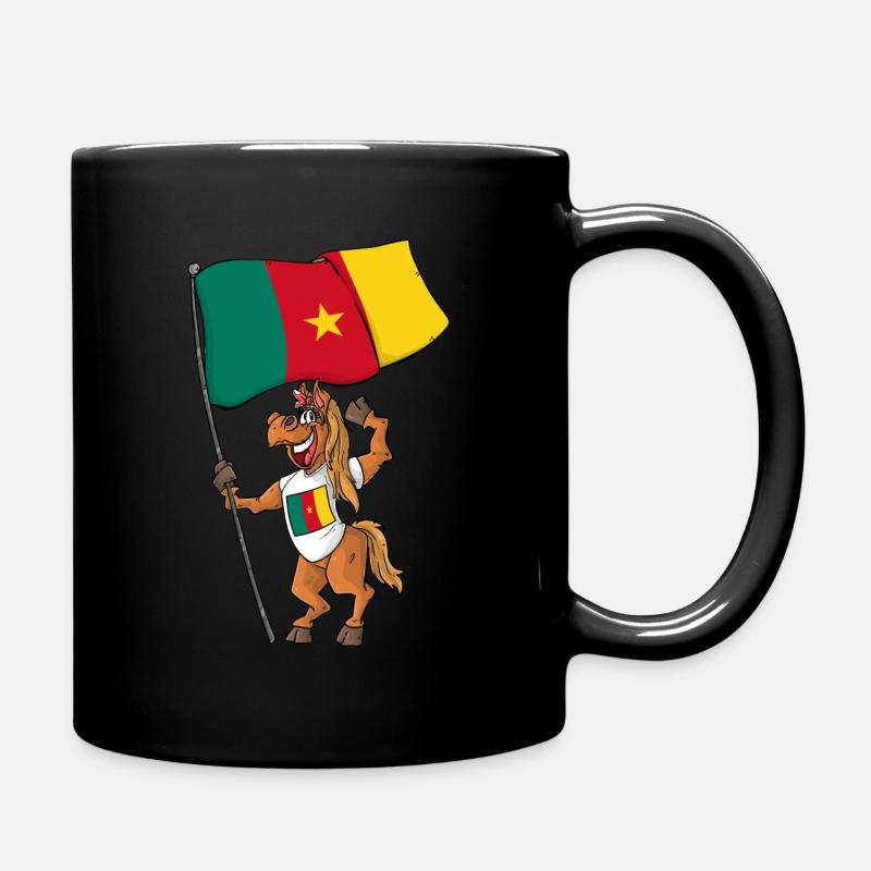 Fan Horse Cameroun - Mug uni - noir