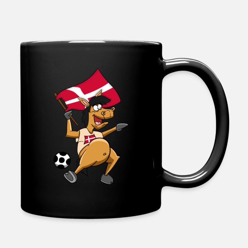 Fan Horse Denmark - Full Colour Mug - black