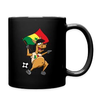 Fan Pferd Senegal - Tasse einfarbig - Schwarz - Rechts