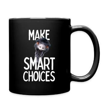 Emmanuel don't do it! Emu Funny Viral Hit - Full Colour Mug - black - Right
