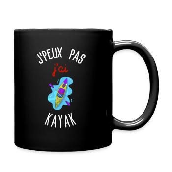 I can't I kayak - Full Colour Mug - black - Right