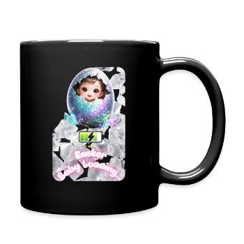 Explosion des œufs de bébé de Bourgeon de Pâques - Mug uni - noir - Droite