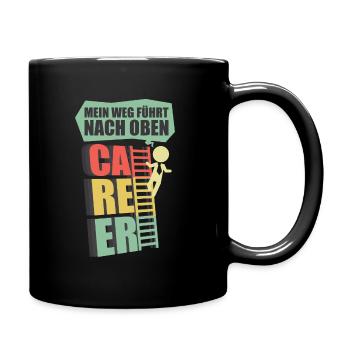Beruf Geschenk Job - Tasse einfarbig - Schwarz - Rechts