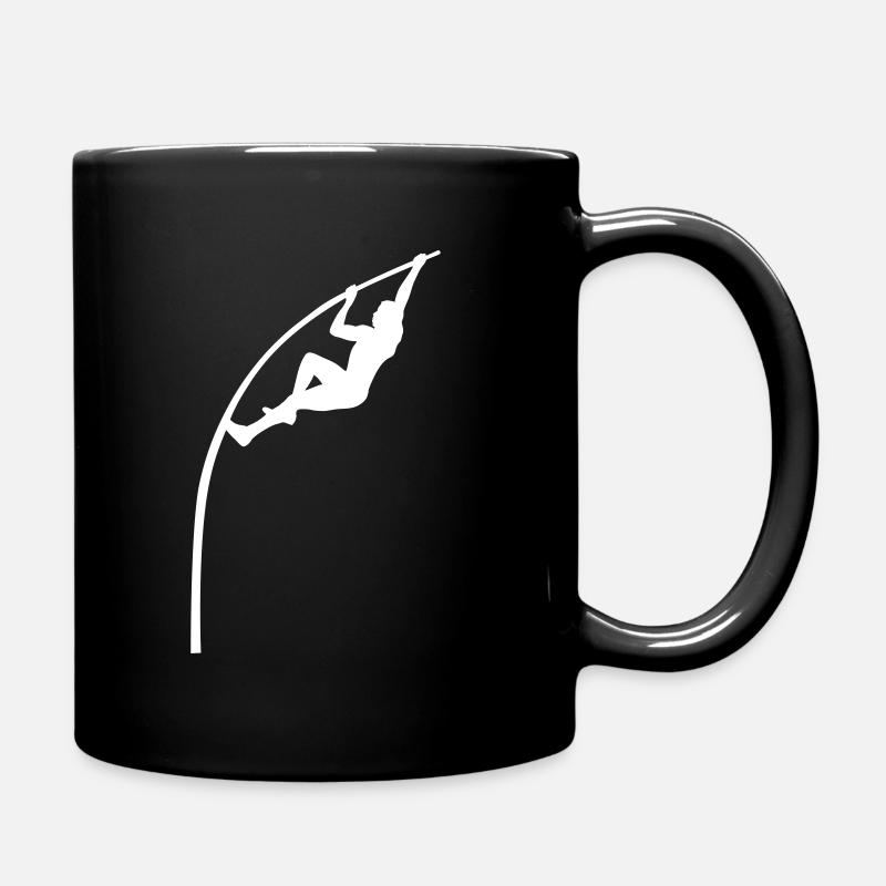 pole vault - Full Colour Mug - black