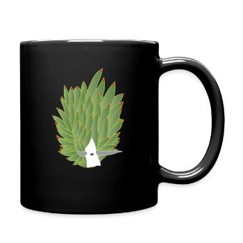 Leaf snail, leaf sheep, leaf sheep snail - Full Colour Mug - black - Right