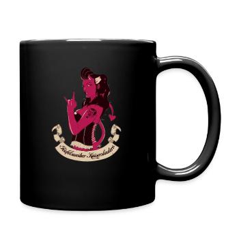 Teufelsweiber Kaiserslautern - Tasse einfarbig - Schwarz - Rechts