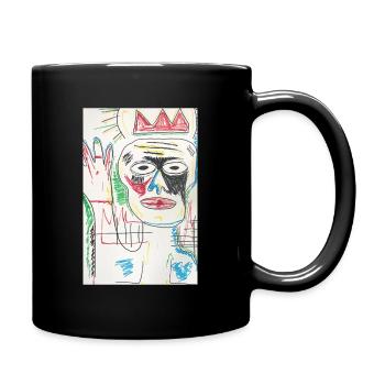 Design en forme Jean-Michel Basquiat - Mug uni - noir - Droite