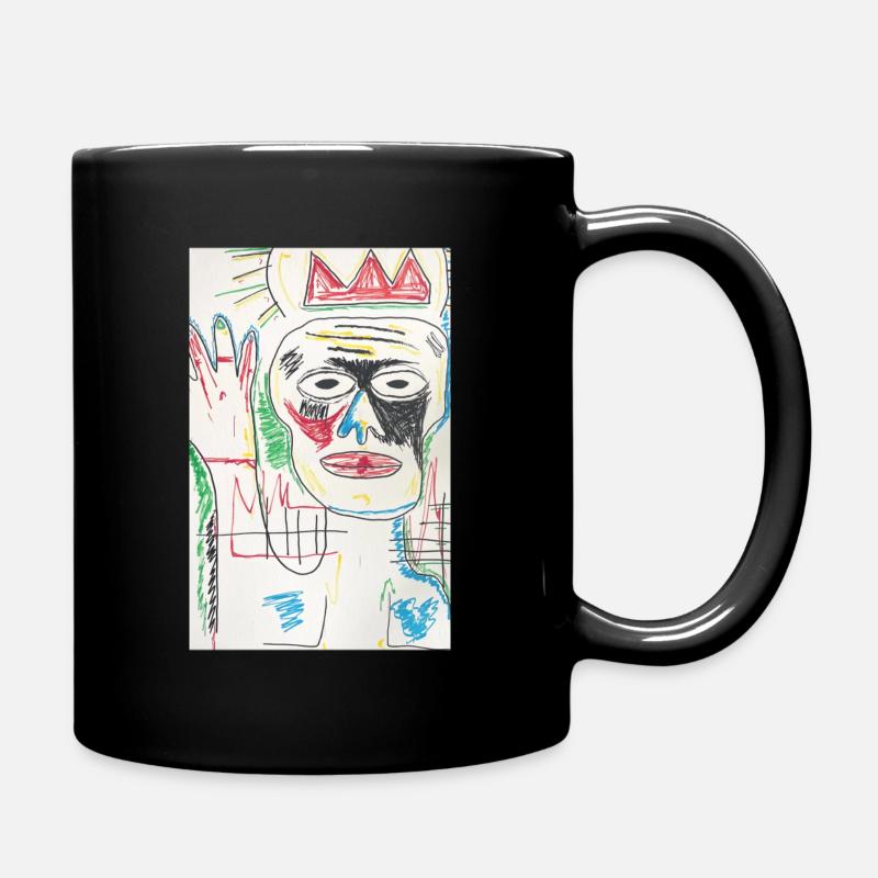 Design in Jean-Michel Basquiat Form - Tasse einfarbig - Schwarz