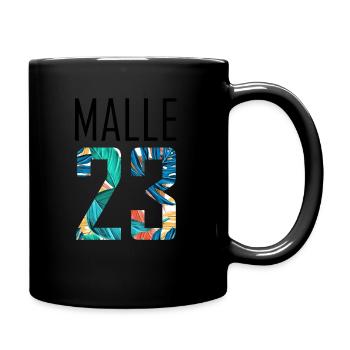 malle 23 fresh flower - Tasse einfarbig - Schwarz - Rechts
