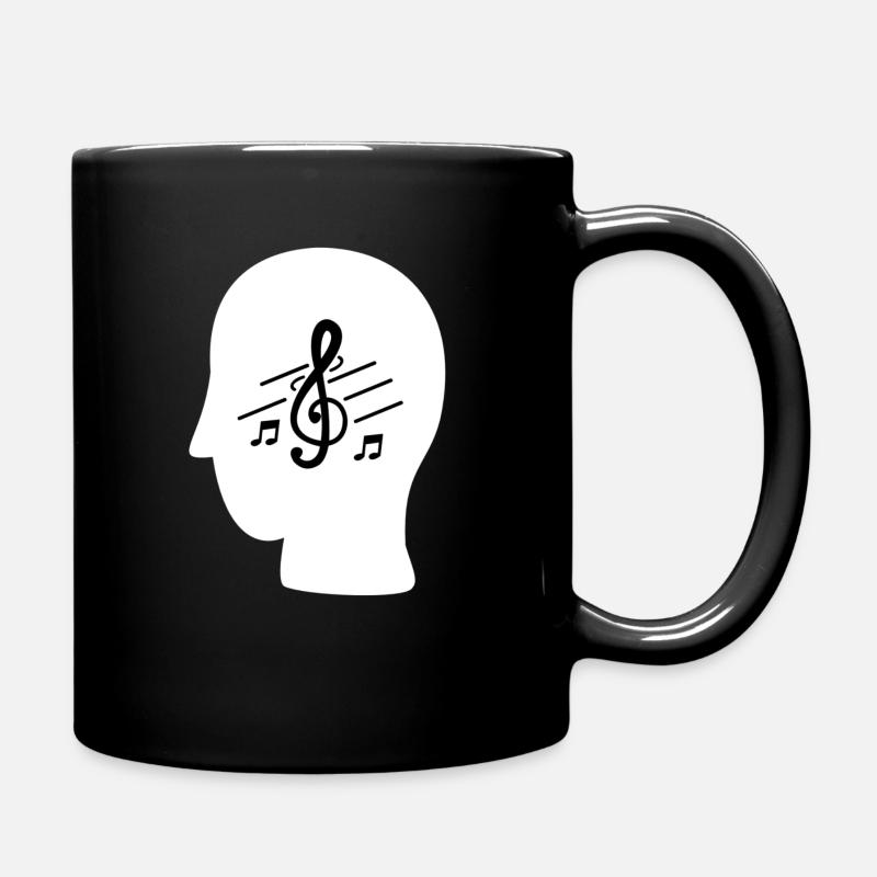 MUSIC IN MY MIND - Tasse einfarbig - Schwarz