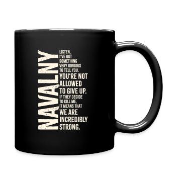 Navalny We Are Incredible Strong - Full Colour Mug - black - Right