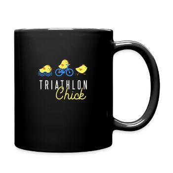 Triathlon - Full Colour Mug - black - Right