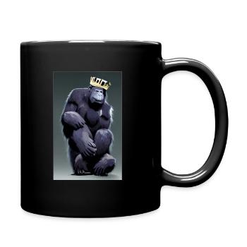 Rare Ape Design - Tasse einfarbig - Schwarz - Rechts