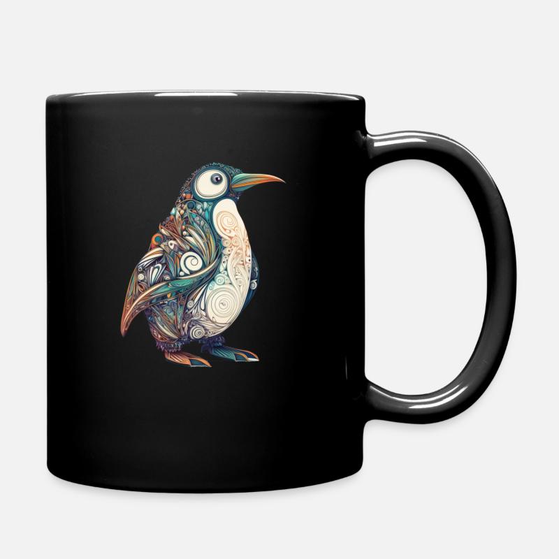 Arctic Harmony - Pinguindala Design - Mug uni - noir