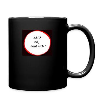 Abi - Tasse einfarbig - Schwarz - Rechts