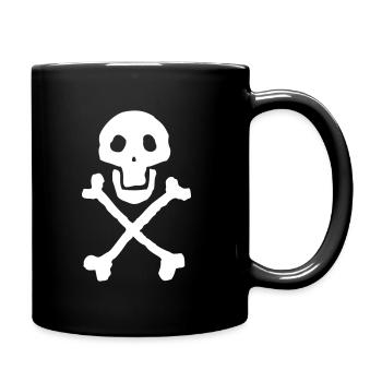 Skull and Bones - Full Colour Mug - black - Right