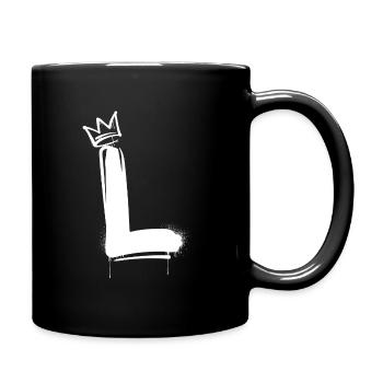 L - Full Colour Mug - black - Right
