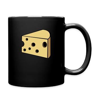 fromage - Mug uni - noir - Droite