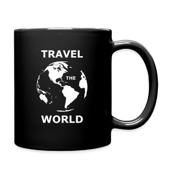 Voyage dans le monde voyage vacances voyage vacances d'été - Mug uni - noir - Droite