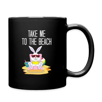 Emmenez-moi à la plage - Mug uni - noir - Droite