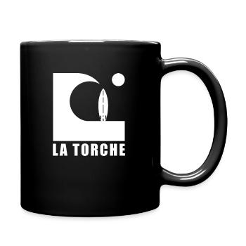 La Torche Vague Planche de surf - Mug uni - noir - Droite