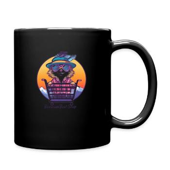 Bavarian Bear - Full Colour Mug - black - Right