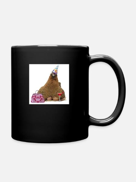 Hen night hen - Full Colour Mug - black