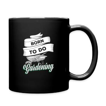 Gartenbau Gärtnern - Tasse einfarbig - Schwarz - Rechts