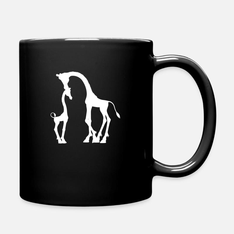 giraffes - Full Colour Mug - black