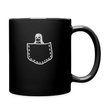 LINUX TUX PROGRAMMER GIFT VINTAGE PENGUIN - Full Colour Mug - black - Right