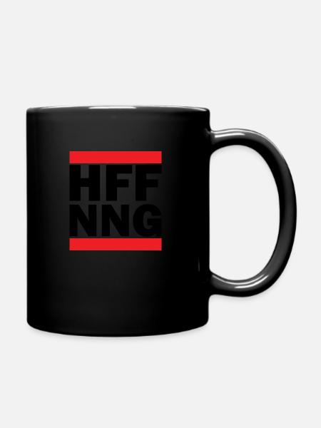 Hoffnung - Tasse einfarbig - Schwarz