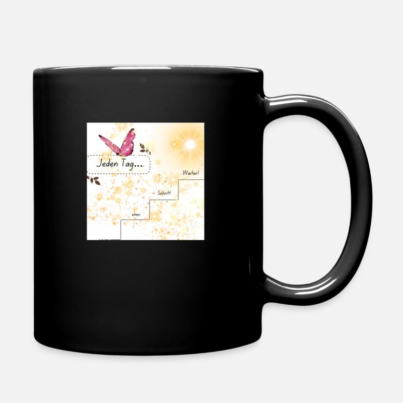 Motivation - Full Colour Mug - black