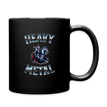 Heavy Metal – Knight of Hard Sounds - Full Colour Mug - black - Right