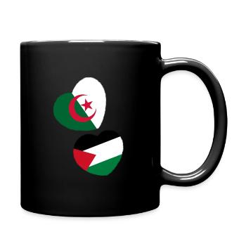 Algerien & Palästina - Tasse einfarbig - Schwarz - Rechts
