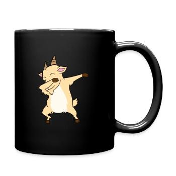 Ziege - Dab, dabbing, dabben, tanzen - Tasse einfarbig - Schwarz - Rechts