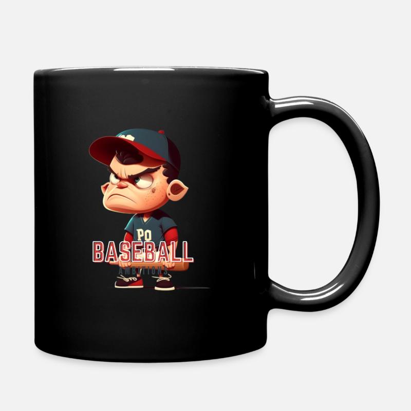 Baseball Ambitions - Tasse einfarbig - Schwarz