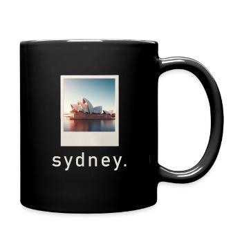 Opéra de Sydney Photo rétro - Mug uni - noir - Droite
