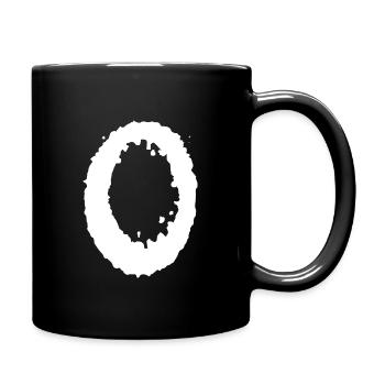 O - Tasse einfarbig - Schwarz - Rechts
