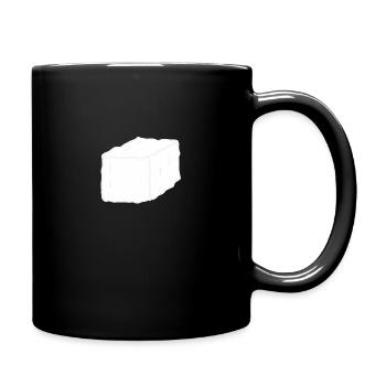 Zucker - Tasse einfarbig - Schwarz - Rechts