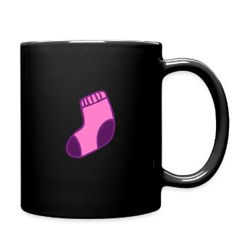Sock - Baby - Sweet - Full Colour Mug - black - Right