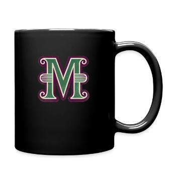 M - Tasse einfarbig - Schwarz - Rechts
