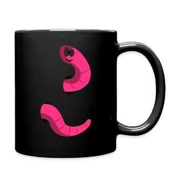 Ver de Terre - Mug uni - noir - Droite
