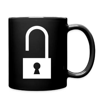 Castle open - Full Colour Mug - black - Right