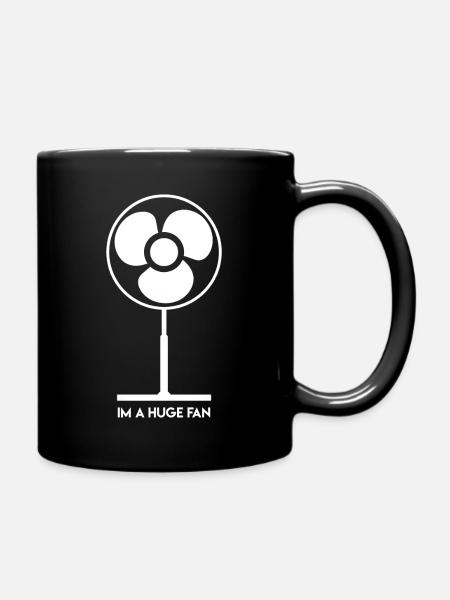 Grand ventilateur - Mug uni - noir