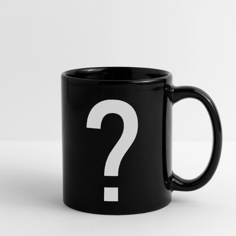 Point d'interrogation signe conception idée cadeau idée Mug uni
