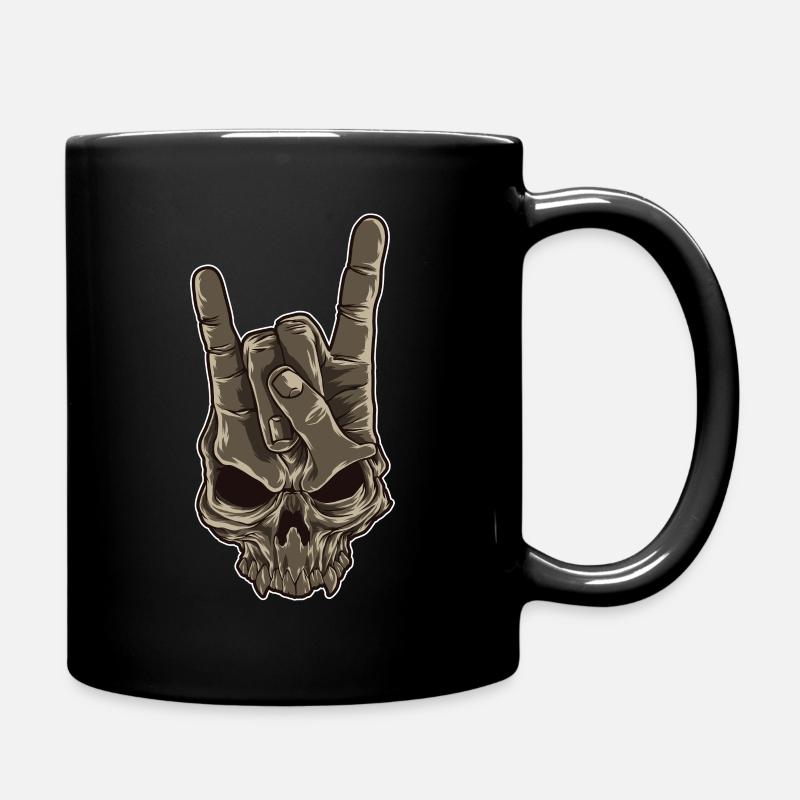 Cornes de diable | Heavy Metal Hand Gesture Musique - Mug uni - noir