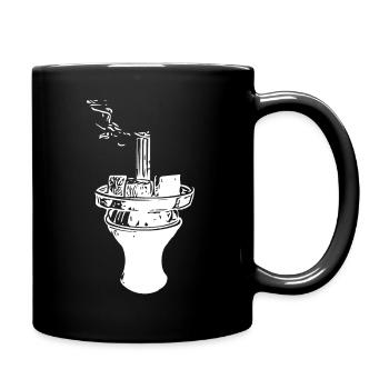 Shisha hookah head - Full Colour Mug - black - Right