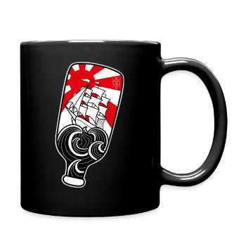Tall Ship - Full Colour Mug - black - Right