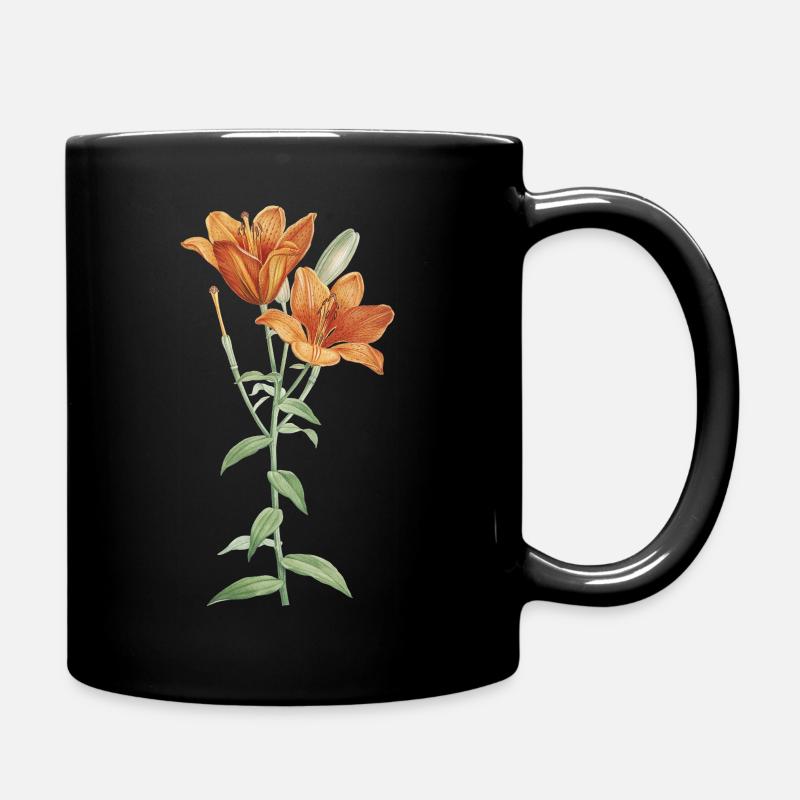 lis - Mug uni - noir